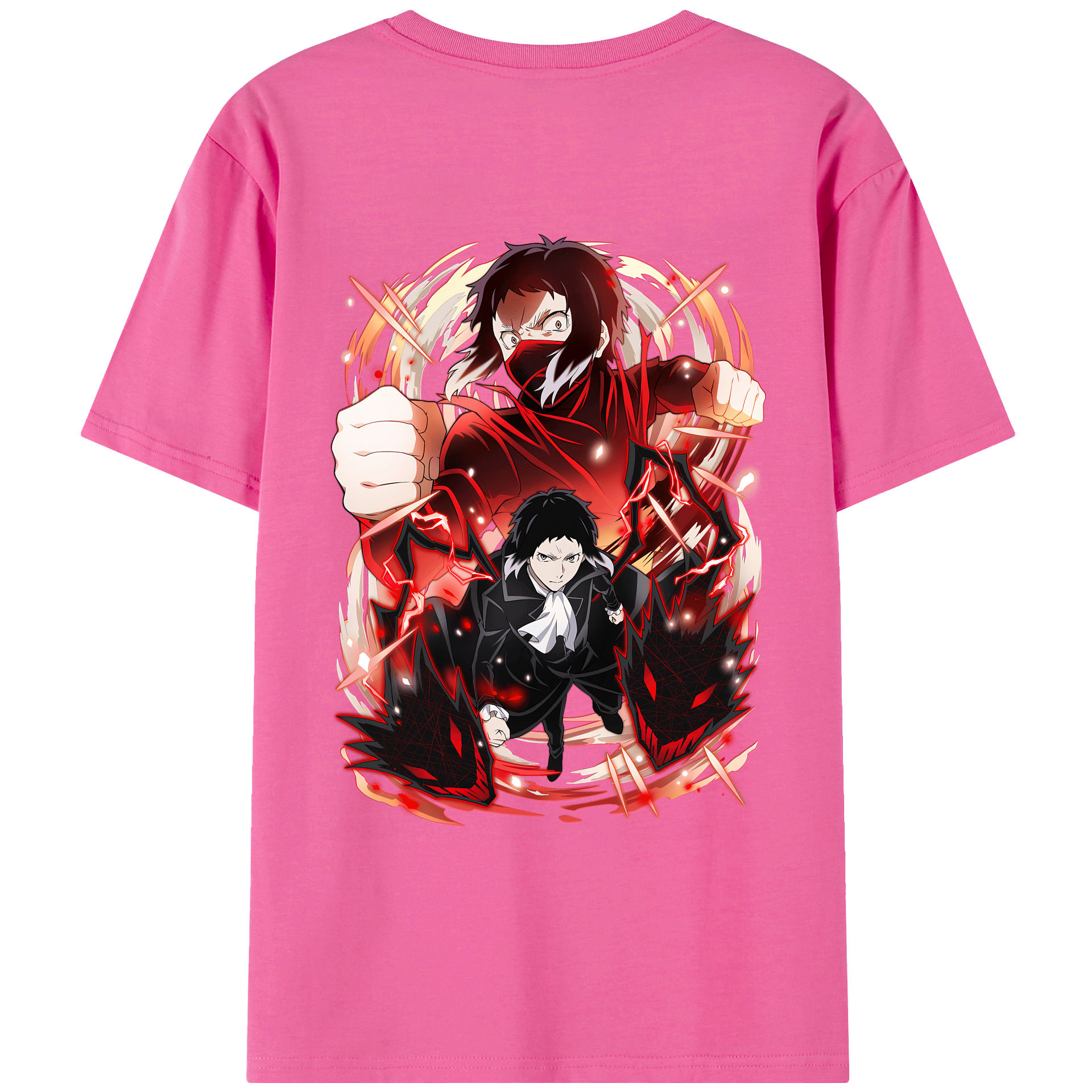 文豪ストレイドッグス Bungo Stray Dogs レディース半袖Tシャツ(バックプリント)